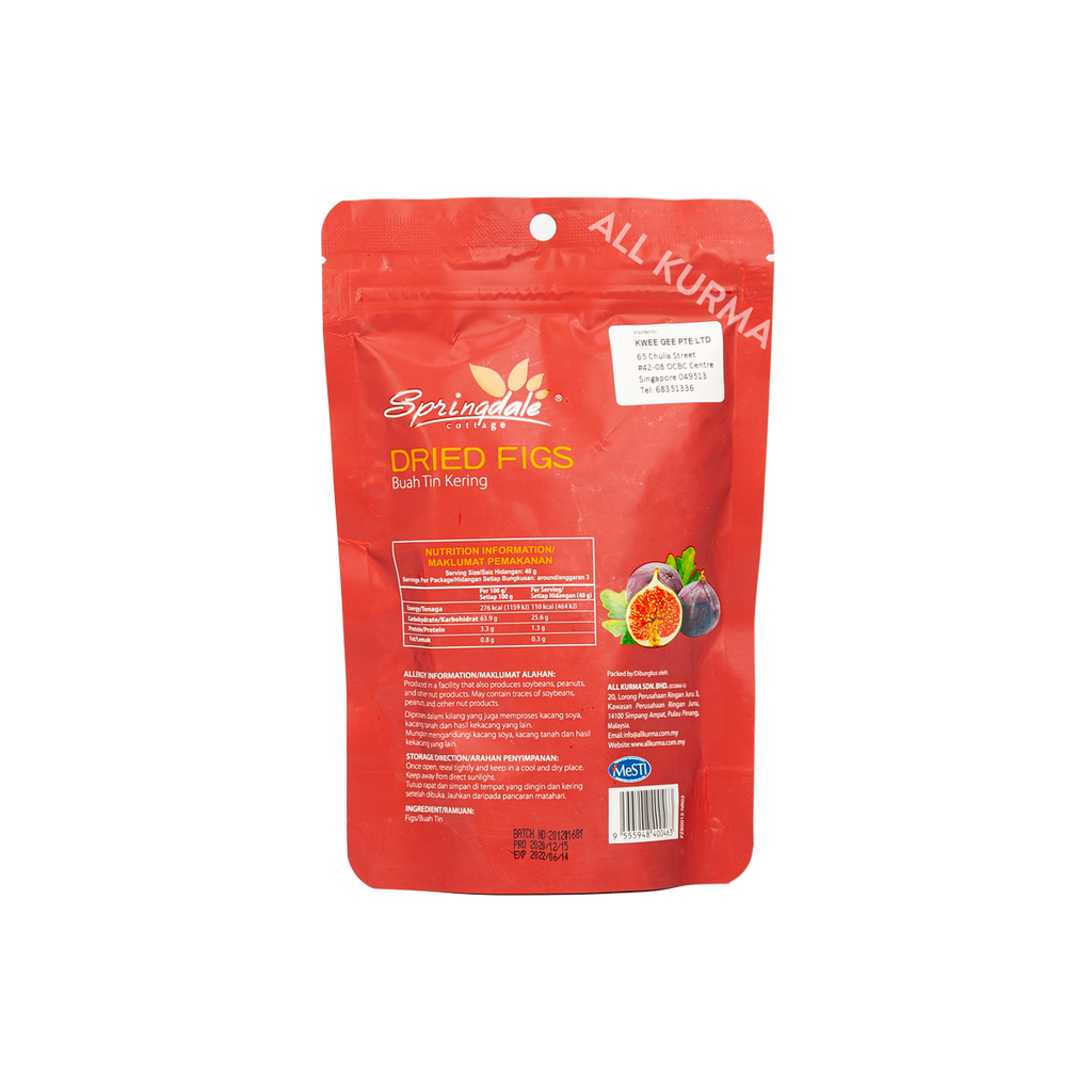 Springdale Cottage Dried Figs