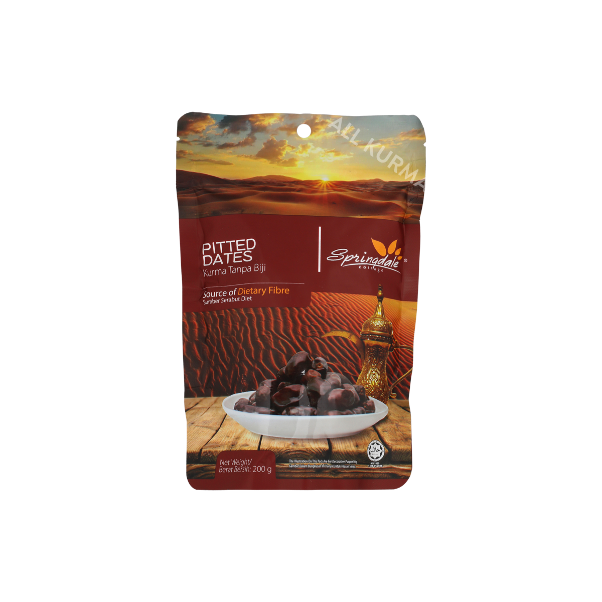 Springdale Cottage Pitted Dates