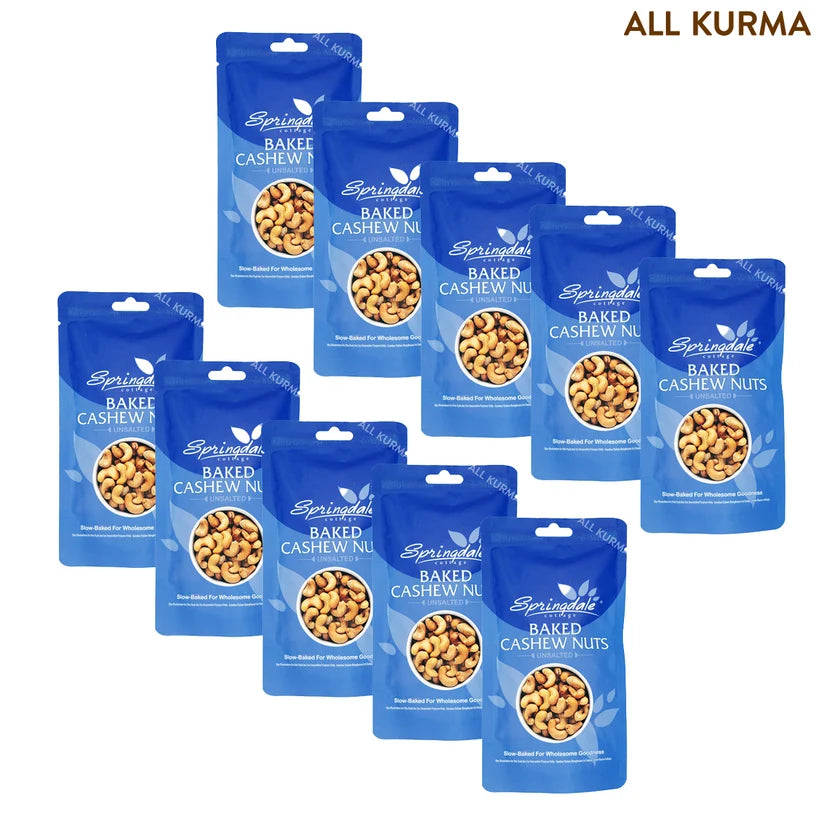 Springdale Cottage Baked Cashew In Pouch 30g